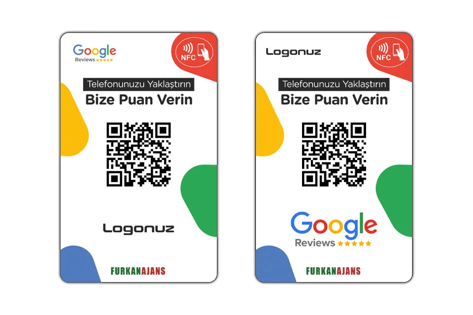 Google Harita Değerlendirme NFC Kartı