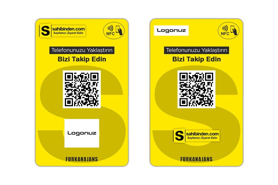 Sahibinden Mağaza Ziyaret ve İlan Gösterimi NFC Kartı