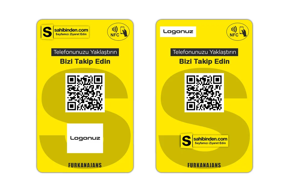 Sahibinden Mağaza Ziyaret ve İlan Gösterimi NFC Kartı