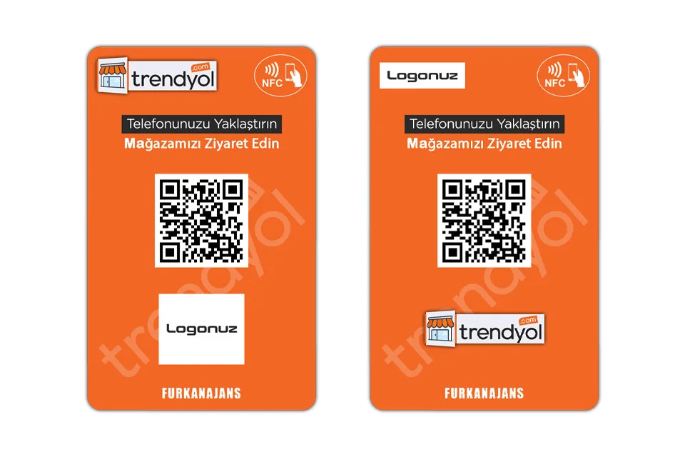 Trendyol Mağaza Değerlendirme ve Takip NFC Kartı